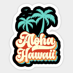 Aloha Hawaii T Shirt For Women Men Sticker